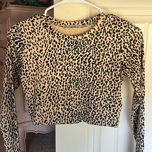 Adika long sleeve crop top